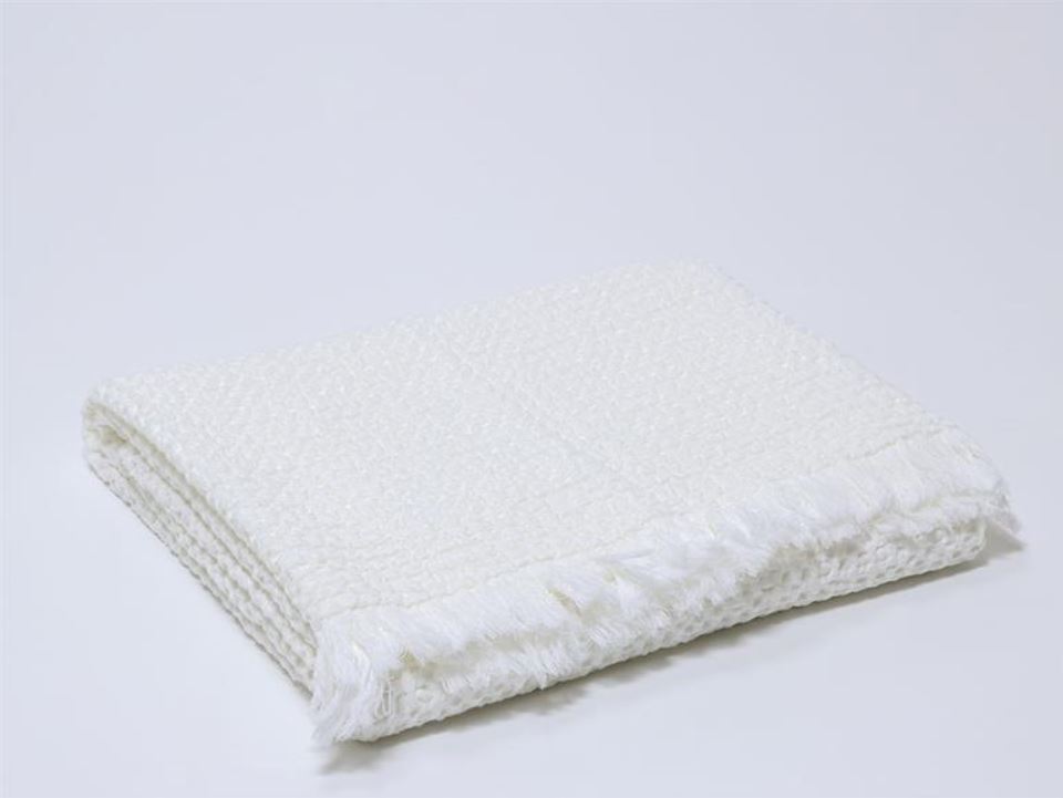 Plaid Waffle Blanco